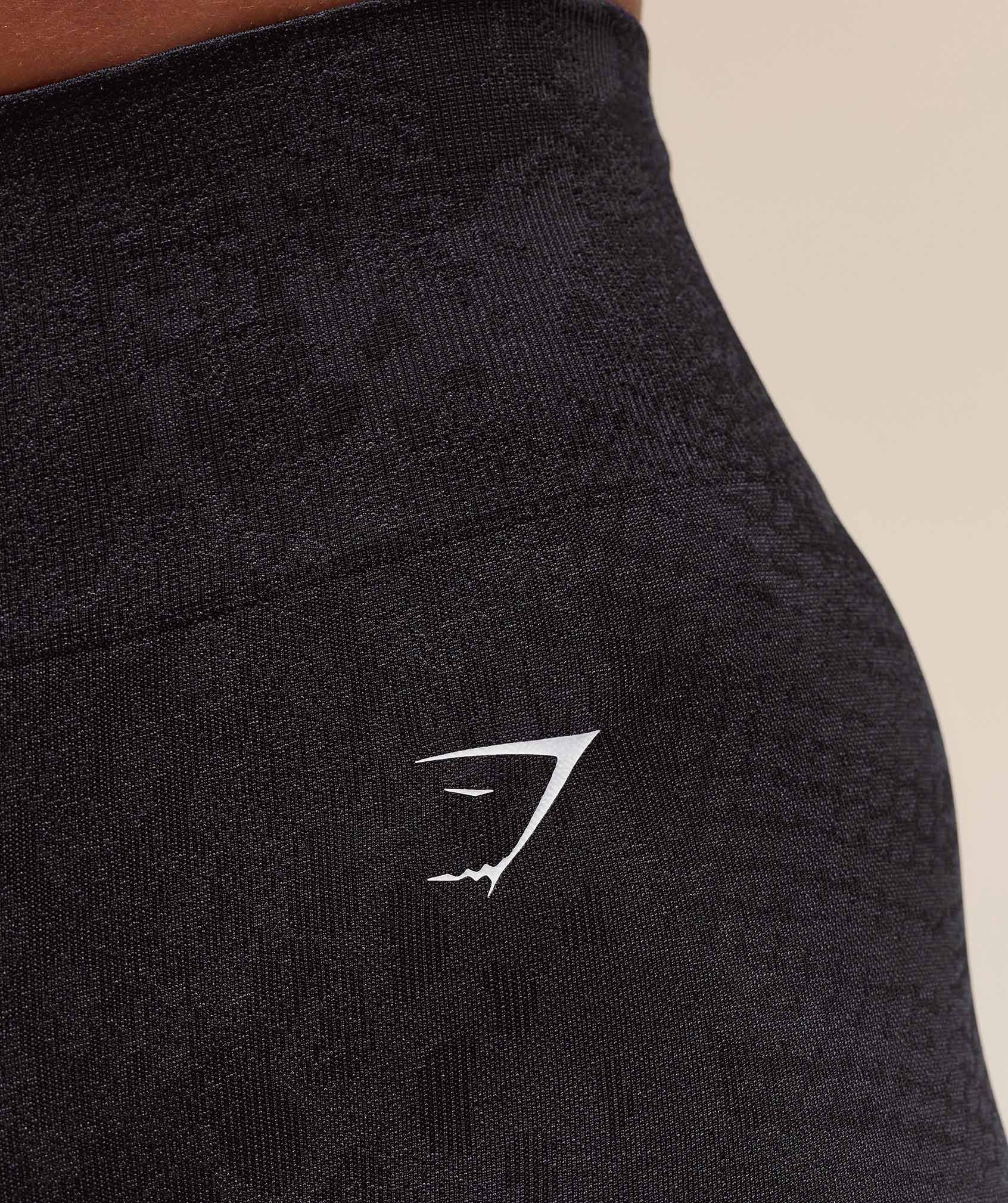 Gymshark Adapt Animal X Whitney Seamless Leggings - Asphalt Grey/Black