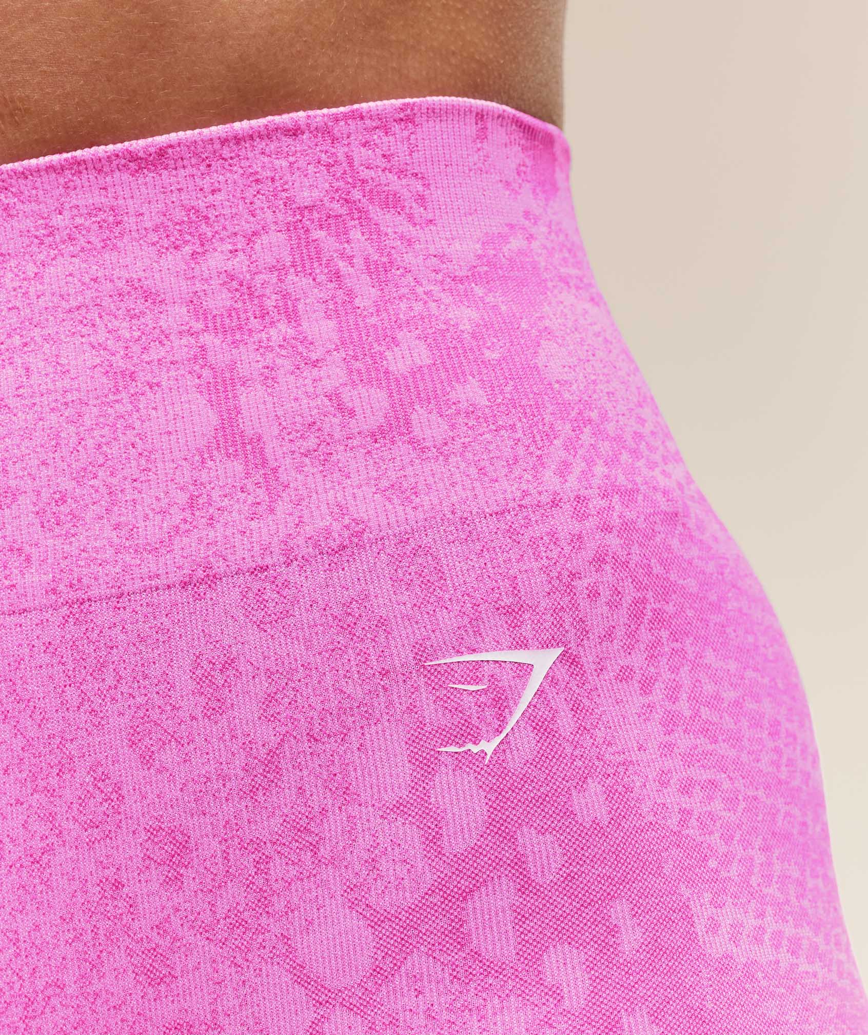 Gymshark Adapt Animal X Whitney Seamless Shorts - Sour Pink/Vibrant Pink