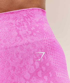 Gymshark Adapt Animal X Whitney Seamless Shorts - Sour Pink/Vibrant Pink
