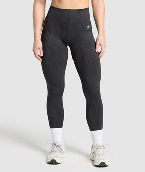 Gymshark Adapt Camo Seamless Leggings - Black