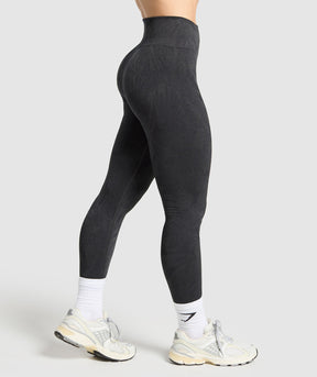 Gymshark Adapt Camo Seamless Leggings - Black