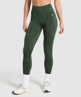 Gymshark Adapt Camo Seamless Leggings - Green