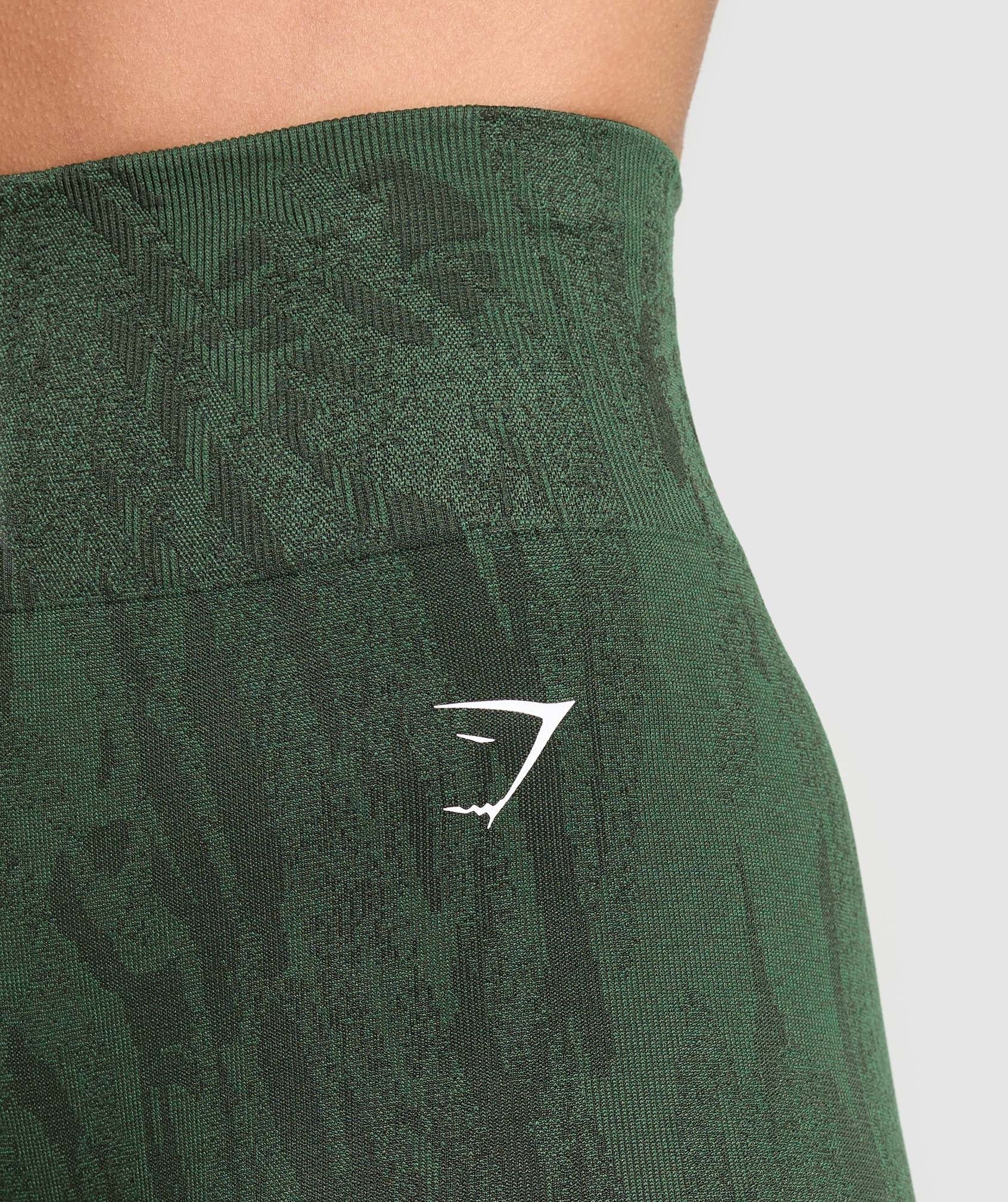 Gymshark Adapt Camo Seamless Leggings - Green