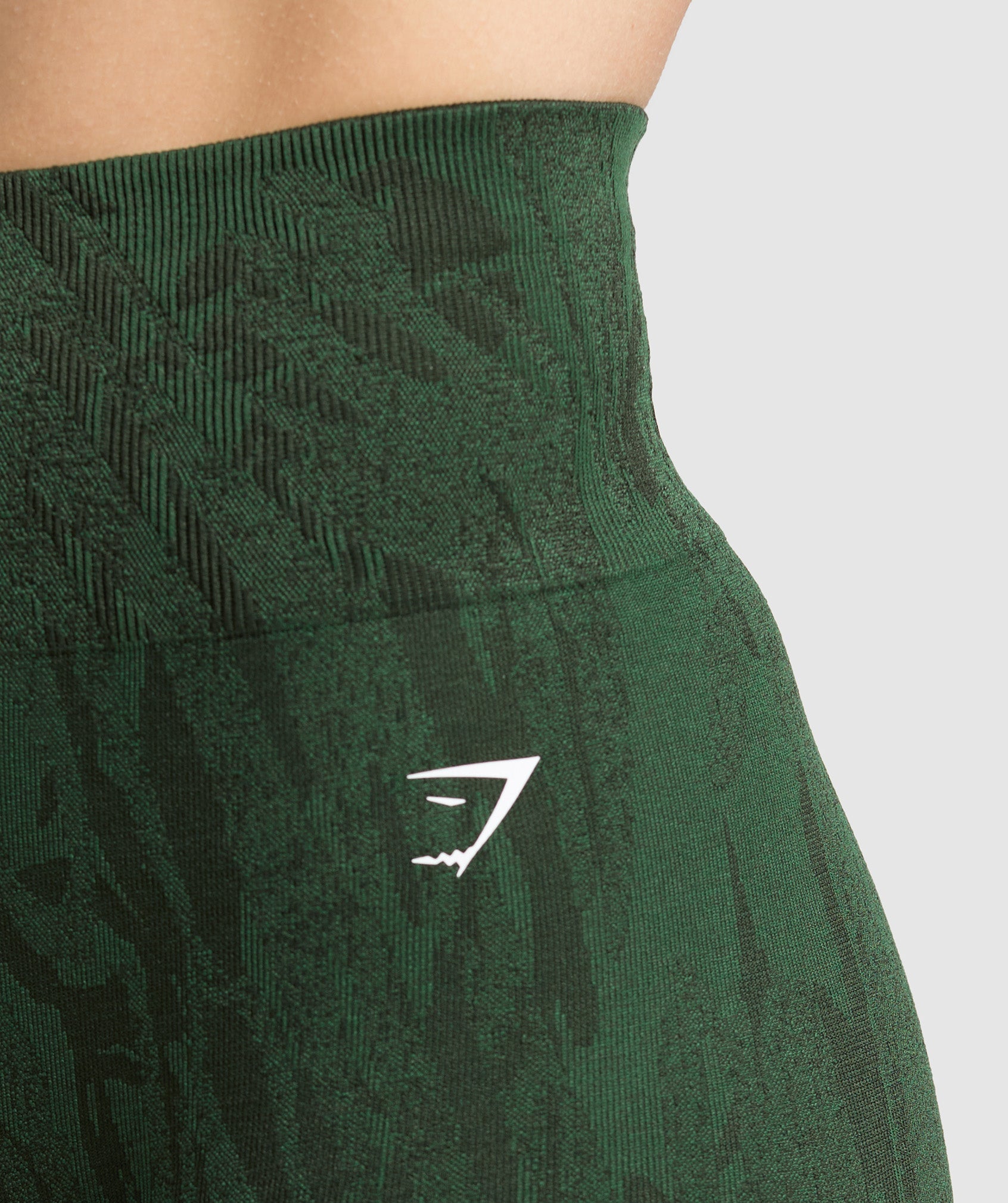 Gymshark Adapt Camo Seamless Shorts - Trail Green/Classic Green