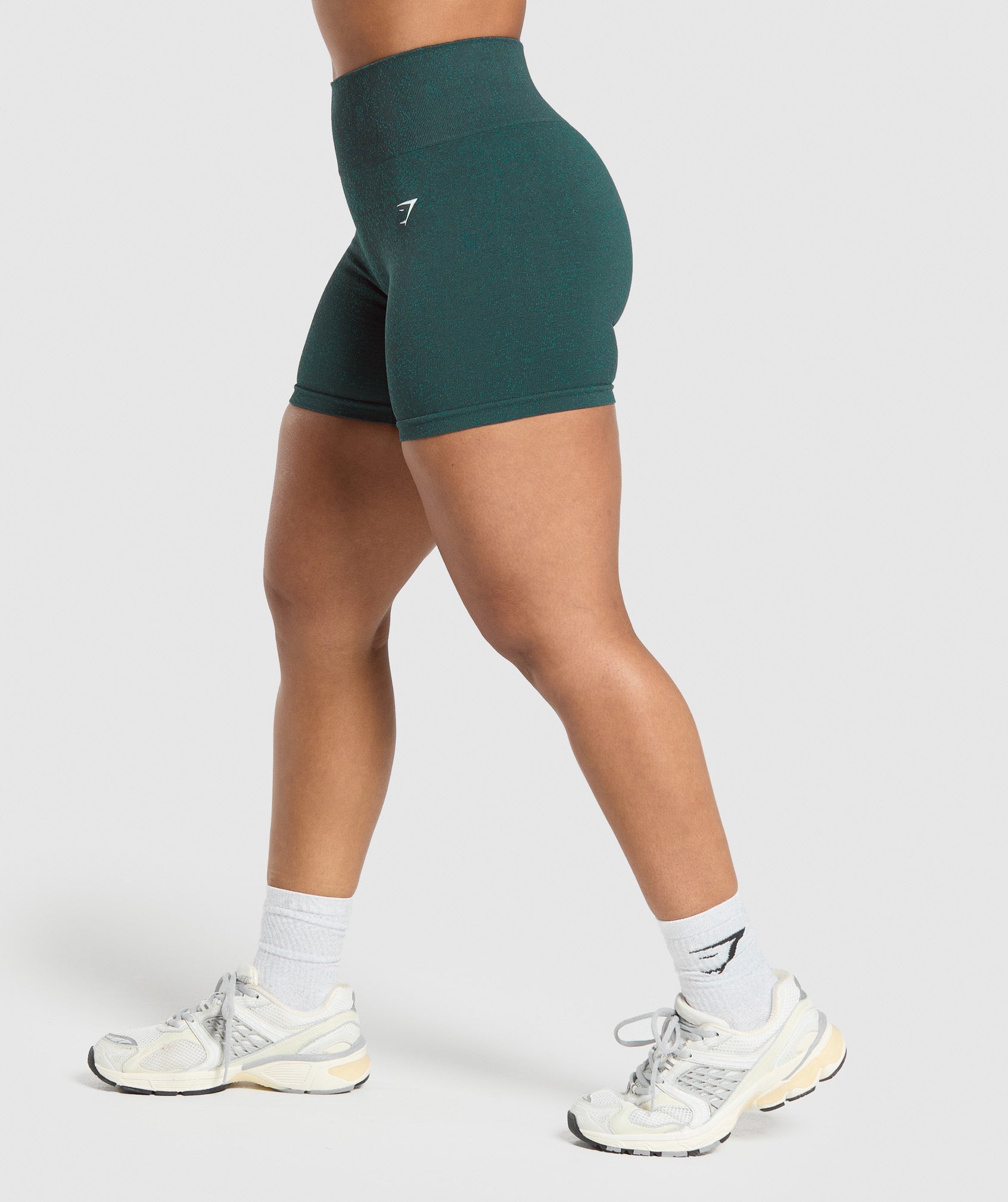 Gymshark Adapt Fleck Seamless Shorts - Darkest Teal/Functional Teal