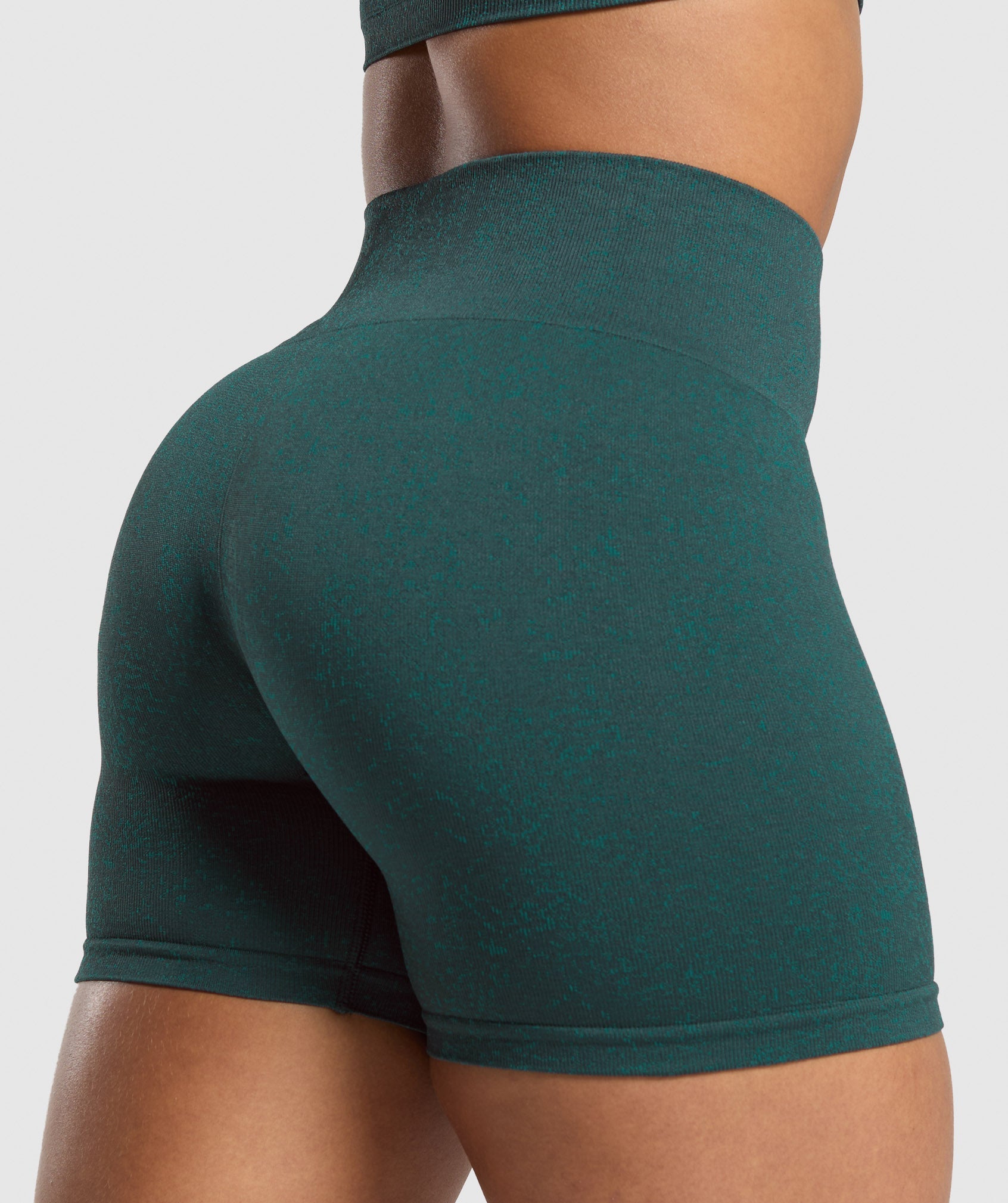 Gymshark Adapt Fleck Seamless Shorts - Darkest Teal/Functional Teal