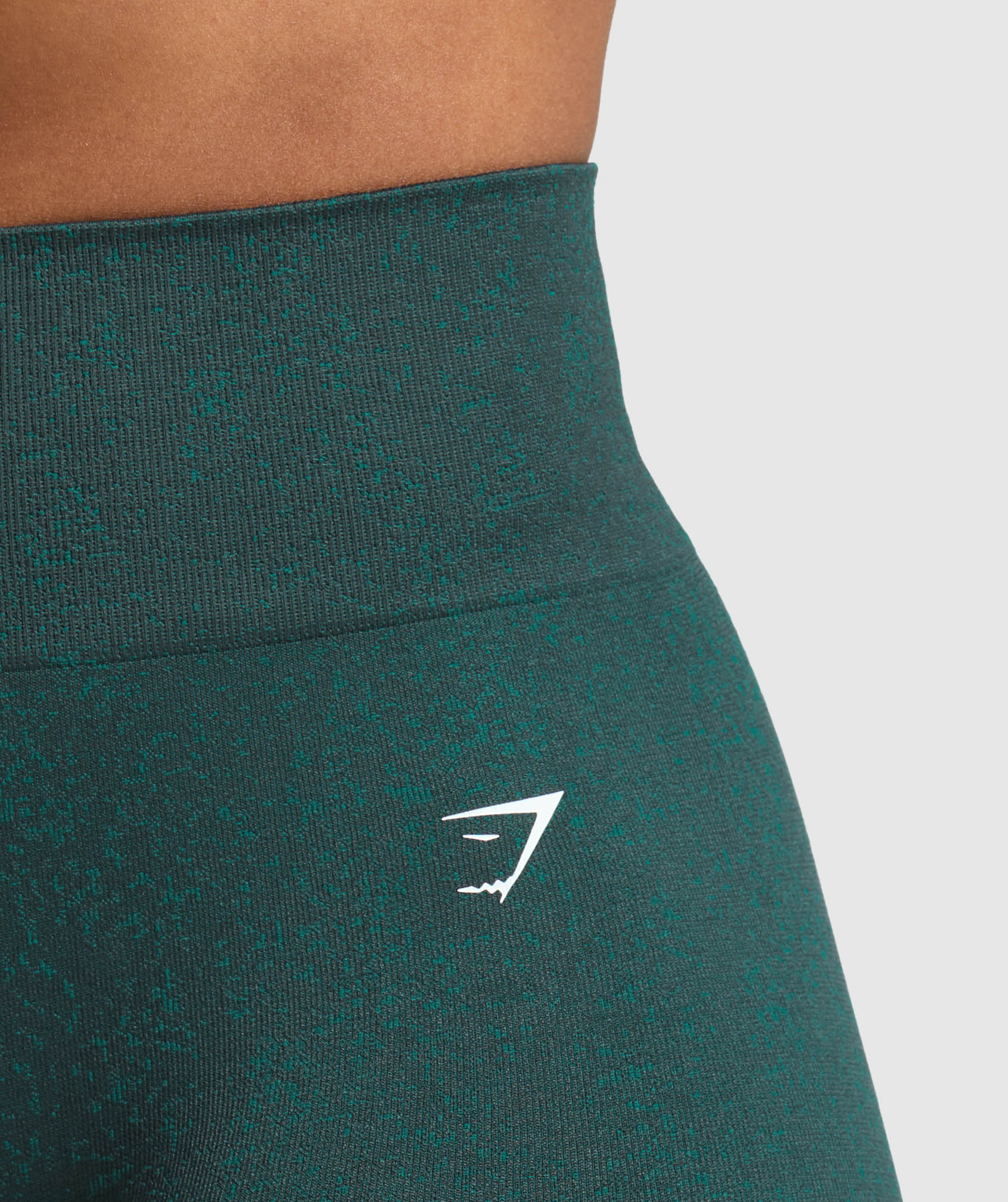 Gymshark Adapt Fleck Seamless Shorts - Darkest Teal/Functional Teal