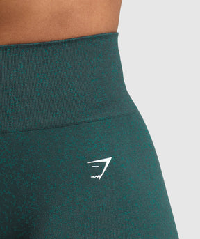 Gymshark Adapt Fleck Seamless Shorts - Darkest Teal/Functional Teal