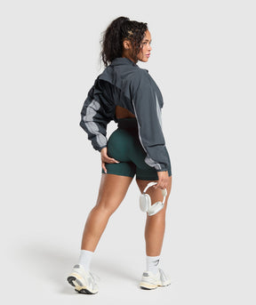 Gymshark Adapt Fleck Seamless Shorts - Darkest Teal/Functional Teal
