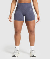 Gymshark Adapt Fleck Seamless Shorts - Weighted Purple/Metal Purple