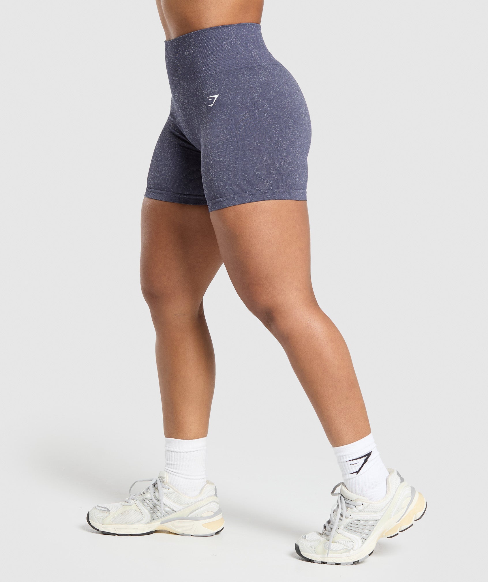 Gymshark Adapt Fleck Seamless Shorts - Weighted Purple/Metal Purple