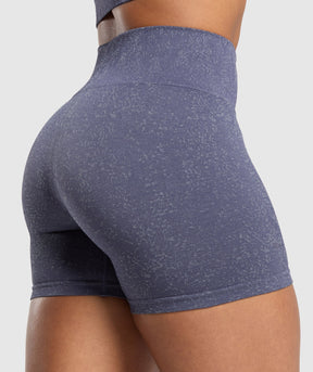 Gymshark Adapt Fleck Seamless Shorts - Weighted Purple/Metal Purple