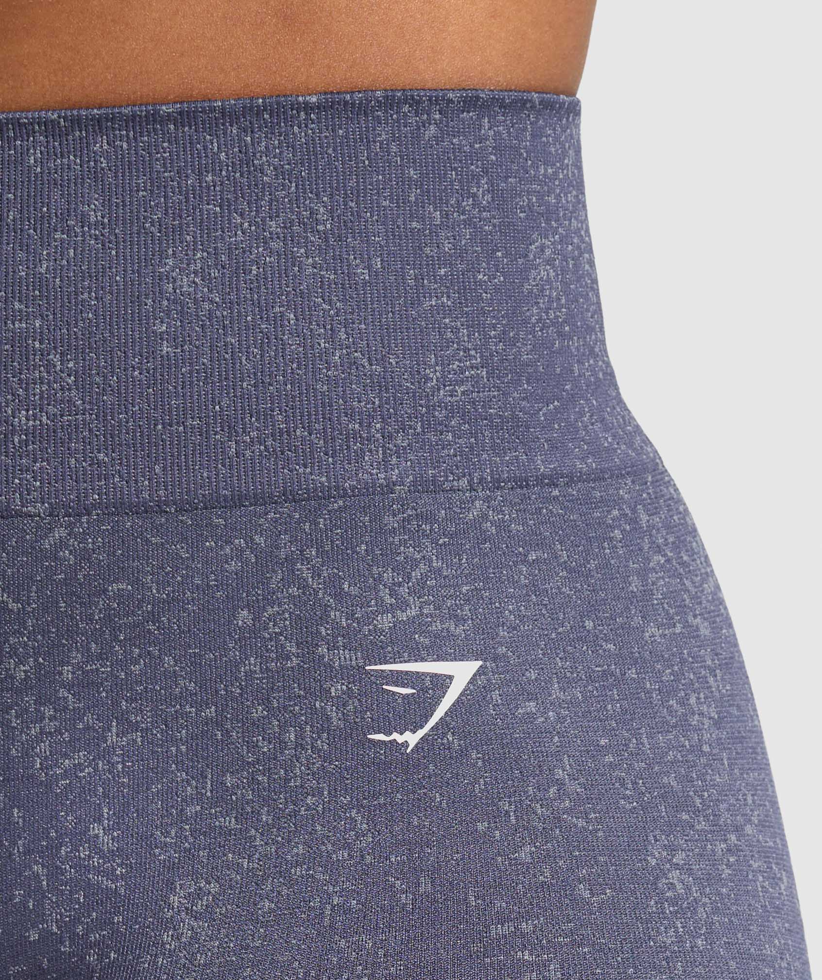 Gymshark Adapt Fleck Seamless Shorts - Weighted Purple/Metal Purple