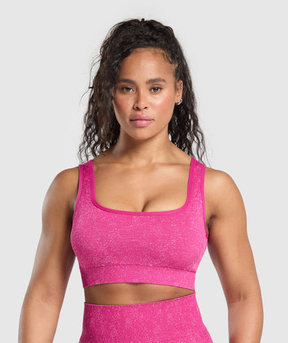 Gymshark Adapt Fleck Sports Bra - Winning Pink/Sour Pink