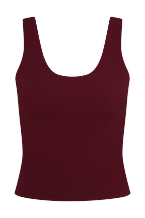 Alexandra Yoga Top - Burgundy