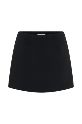 Alix Suiting Mini Skort - Black