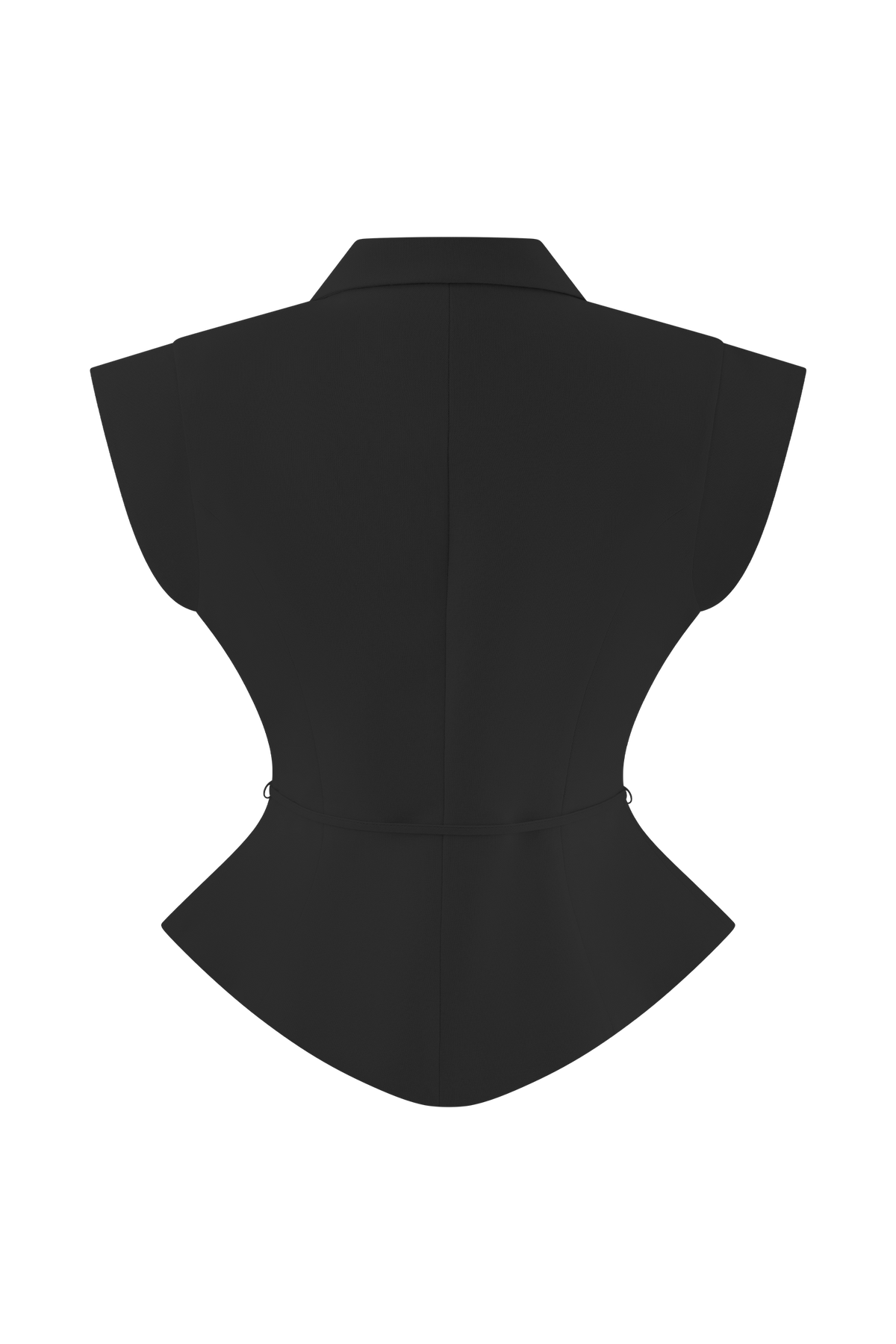 Andina Shortsleeve Linen Top - Black