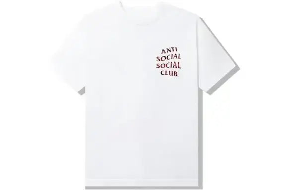 Anti Social Club ASSC Tee - Cancelled Again Tee White - Size: S T-Shirts | Shop From The Mirage