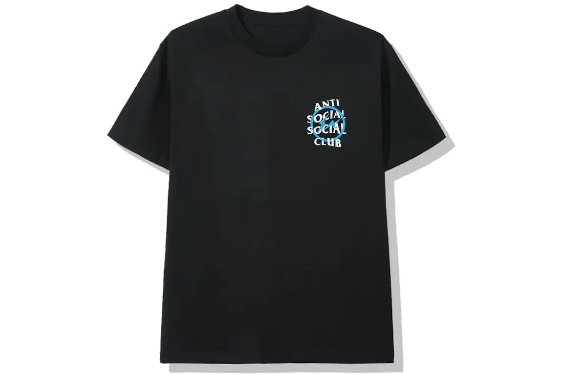 Anti Social Social Club x Fragment Blue Bolt Tee 'Black'