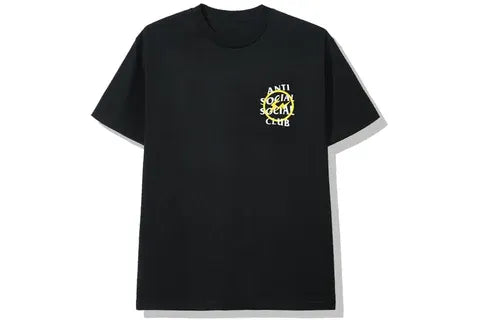 ANTI SOCIAL SOCIAL CLUB X FRAGMENT YELLOW BOLT TEE