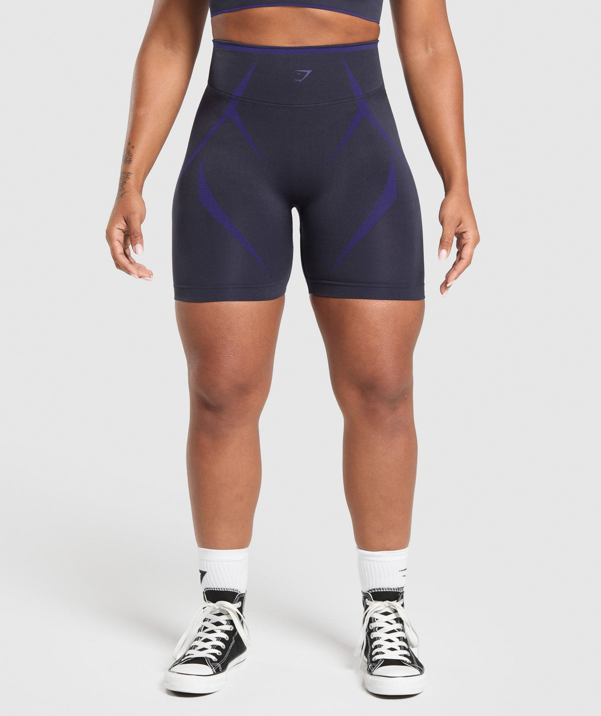 Gymshark Apex Lift Seamless Shorts - Heavy Blue/Cobalt Purple
