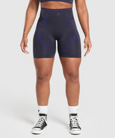 Gymshark Apex Lift Seamless Shorts - Heavy Blue/Cobalt Purple
