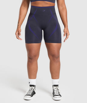 Gymshark Apex Lift Seamless Shorts - Heavy Blue/Cobalt Purple