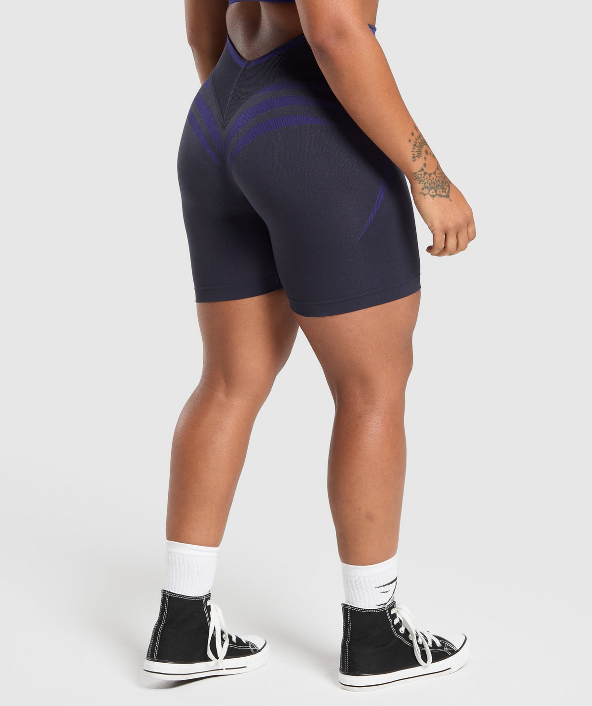 Gymshark Apex Lift Seamless Shorts - Heavy Blue/Cobalt Purple