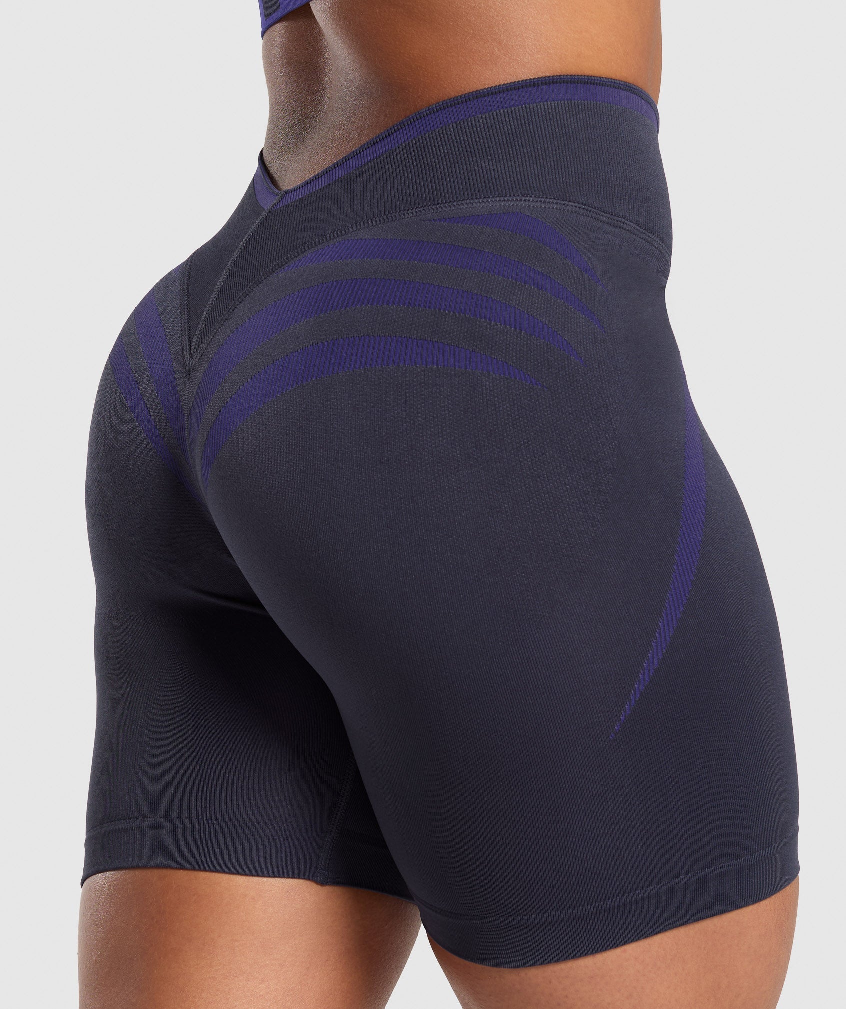 Gymshark Apex Lift Seamless Shorts - Heavy Blue/Cobalt Purple