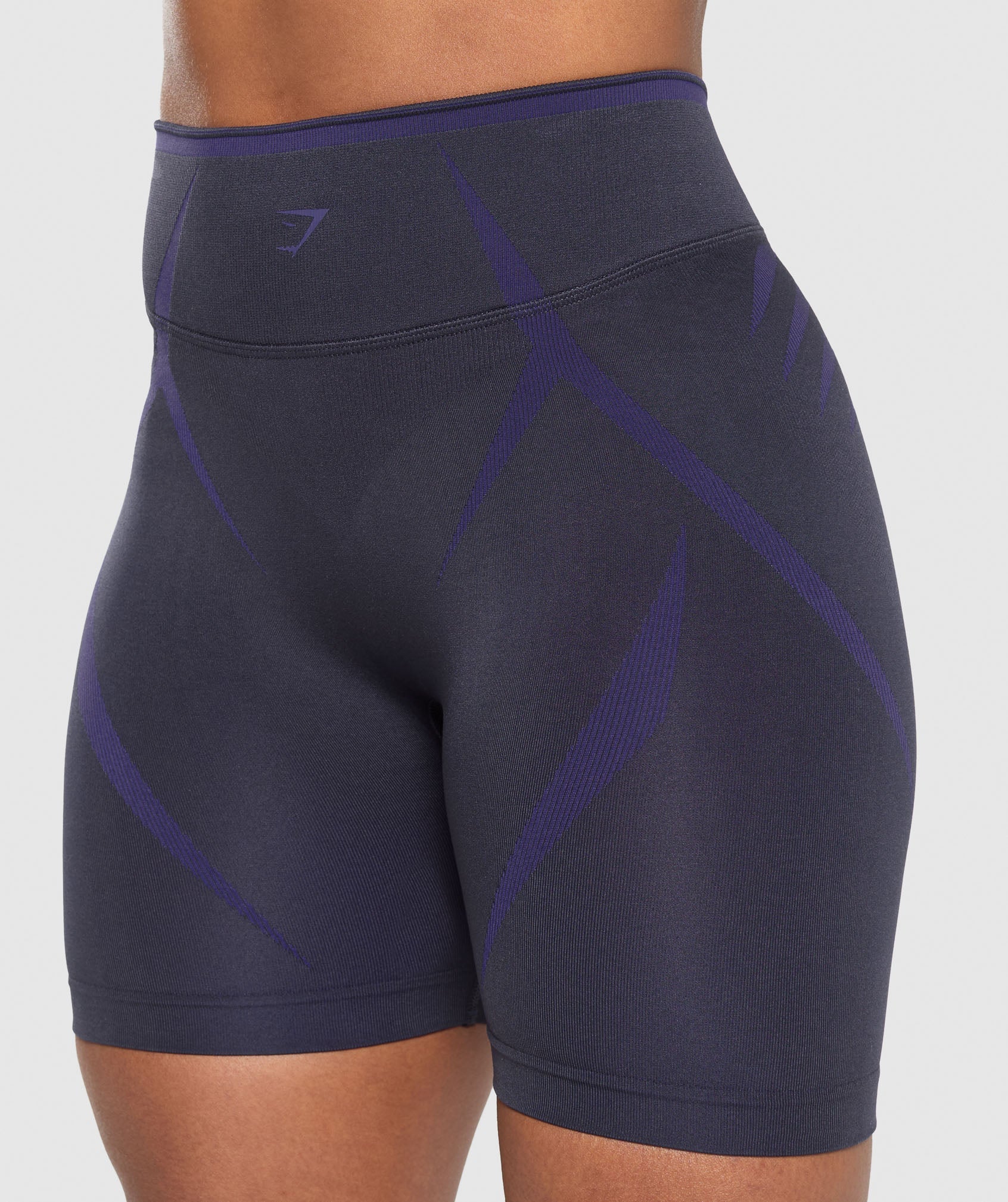 Gymshark Apex Lift Seamless Shorts - Heavy Blue/Cobalt Purple