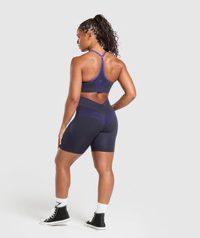 Gymshark Apex Lift Seamless Shorts - Heavy Blue/Cobalt Purple
