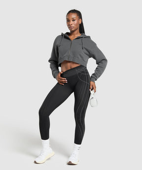 Gymshark Apex Seamless Leggings - Black/Graphite Grey