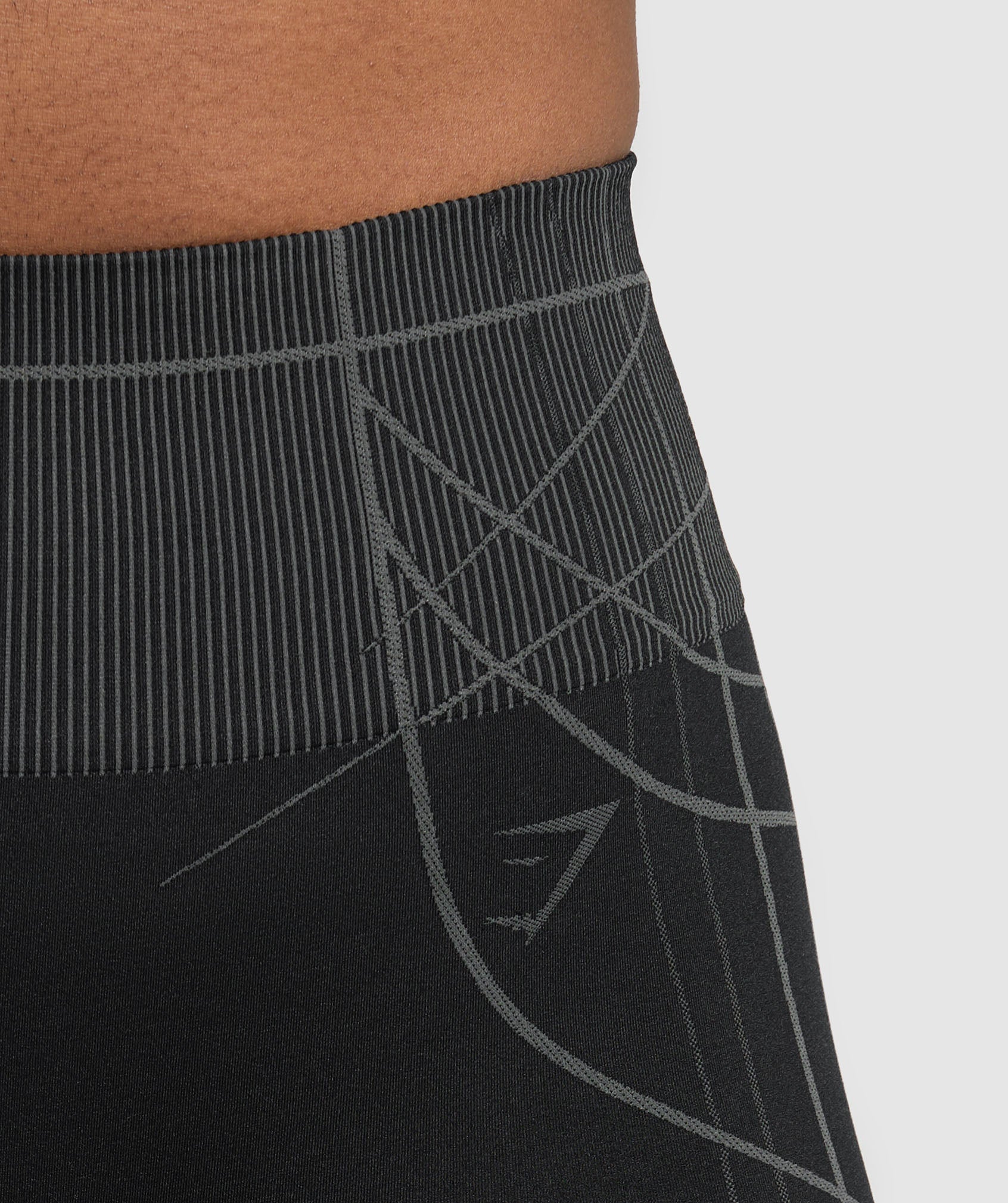 Gymshark Apex Seamless Shorts - Black/Graphite Grey