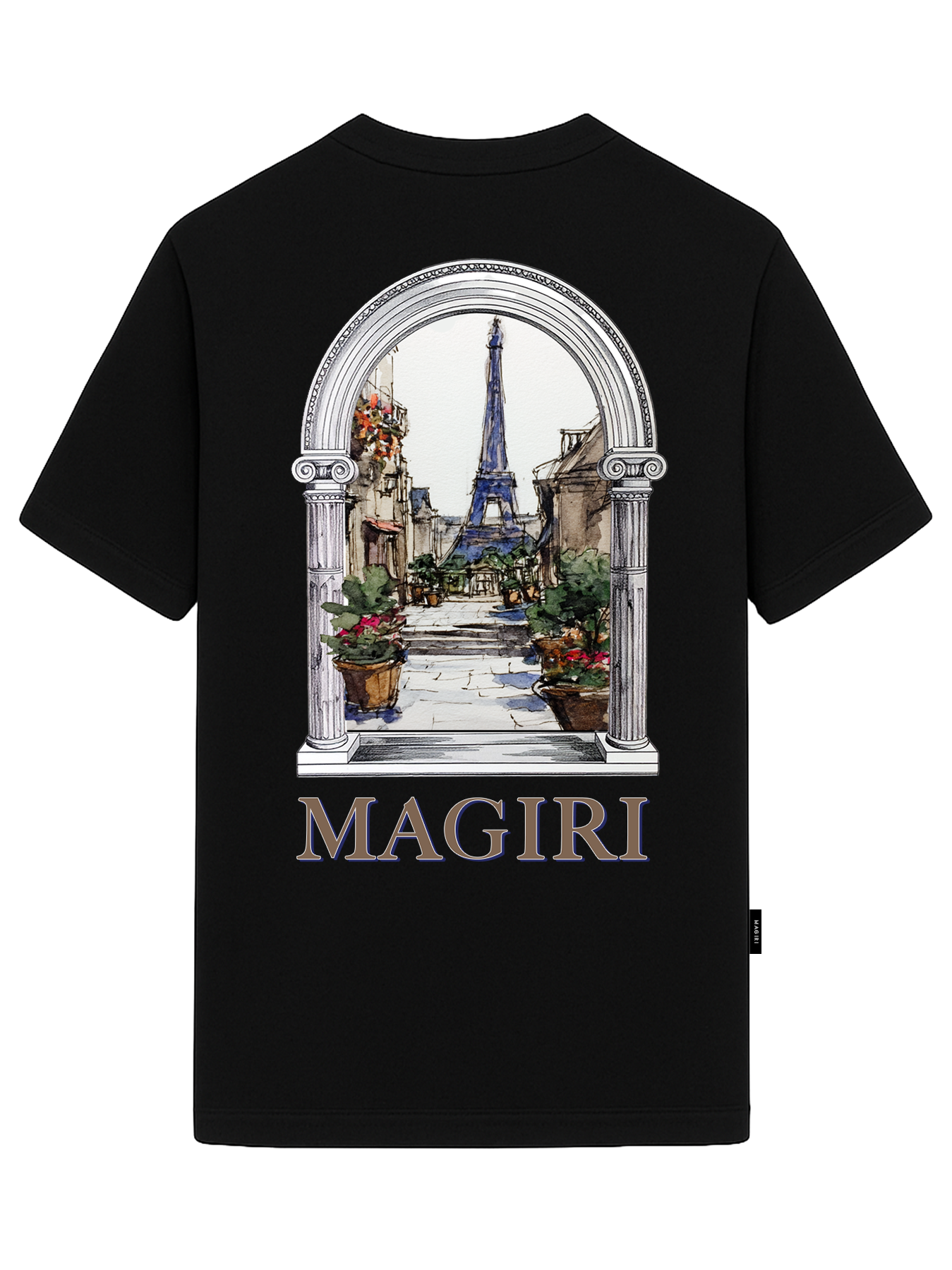 Magiri Archway Printed T-Shirt in Black
