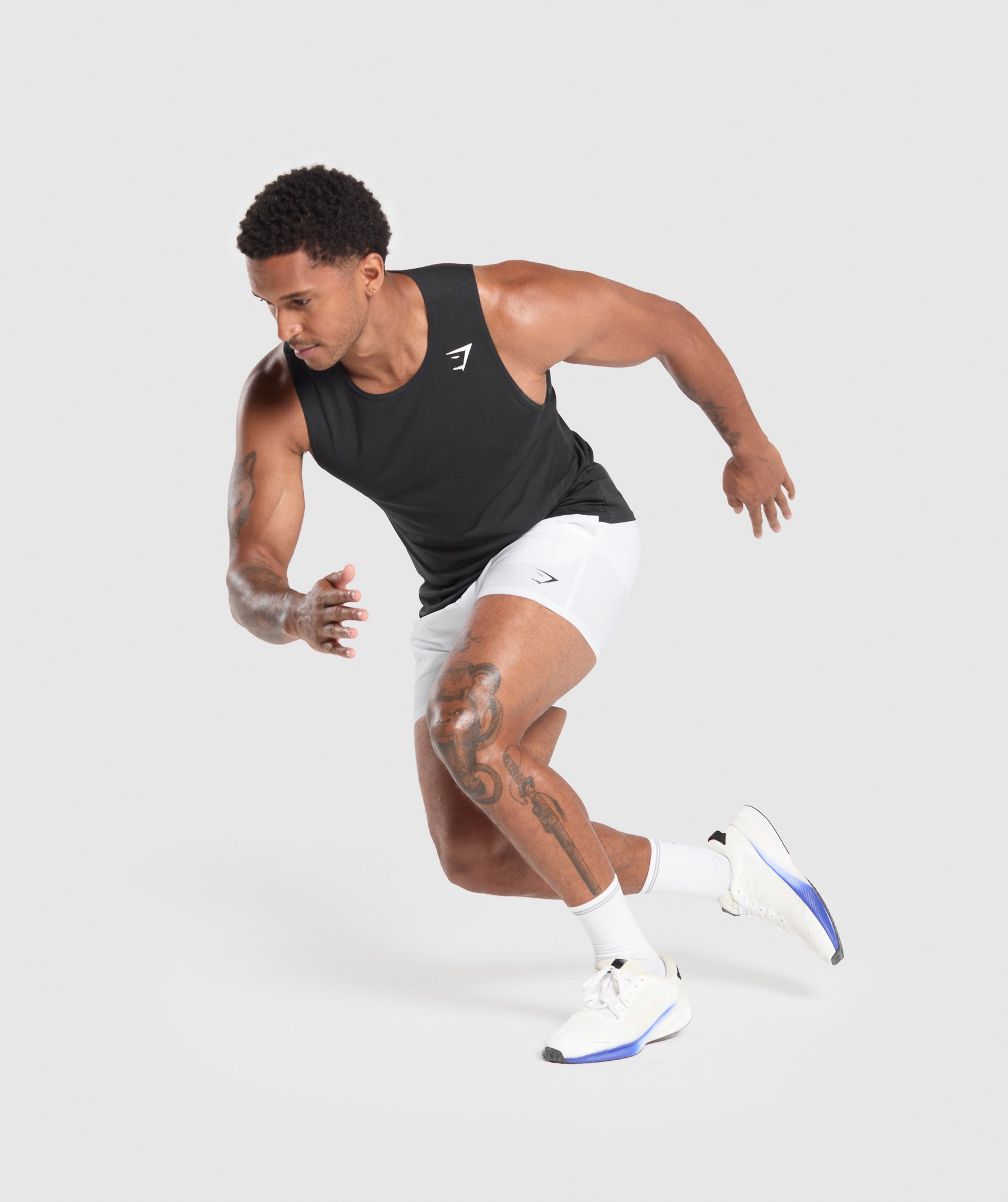 Gymshark Arrival 5" Shorts - White