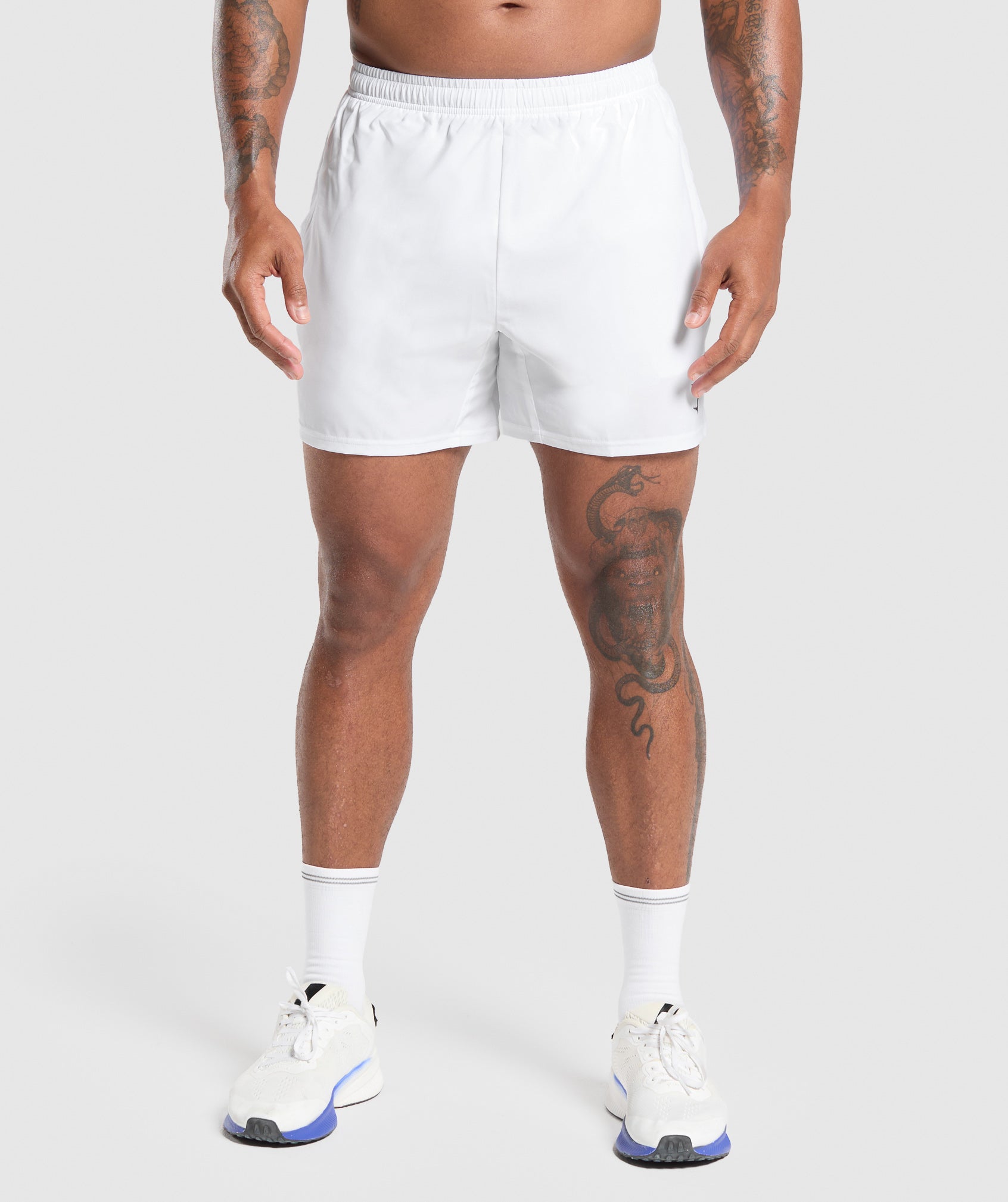 Gymshark Arrival 5" Shorts - White