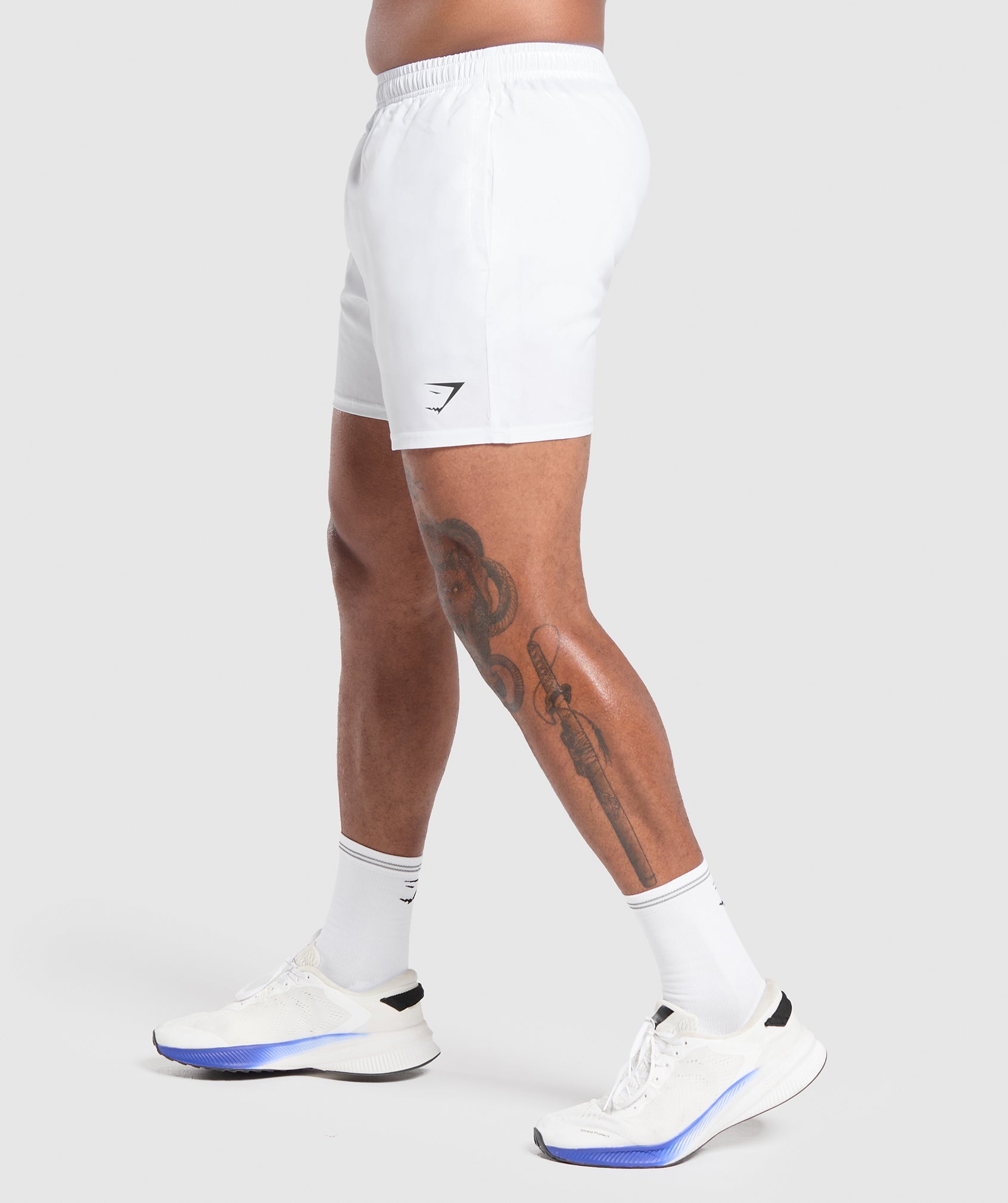 Gymshark Arrival 5" Shorts - White