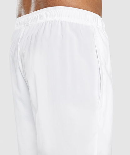 Gymshark Arrival 7" Shorts - White