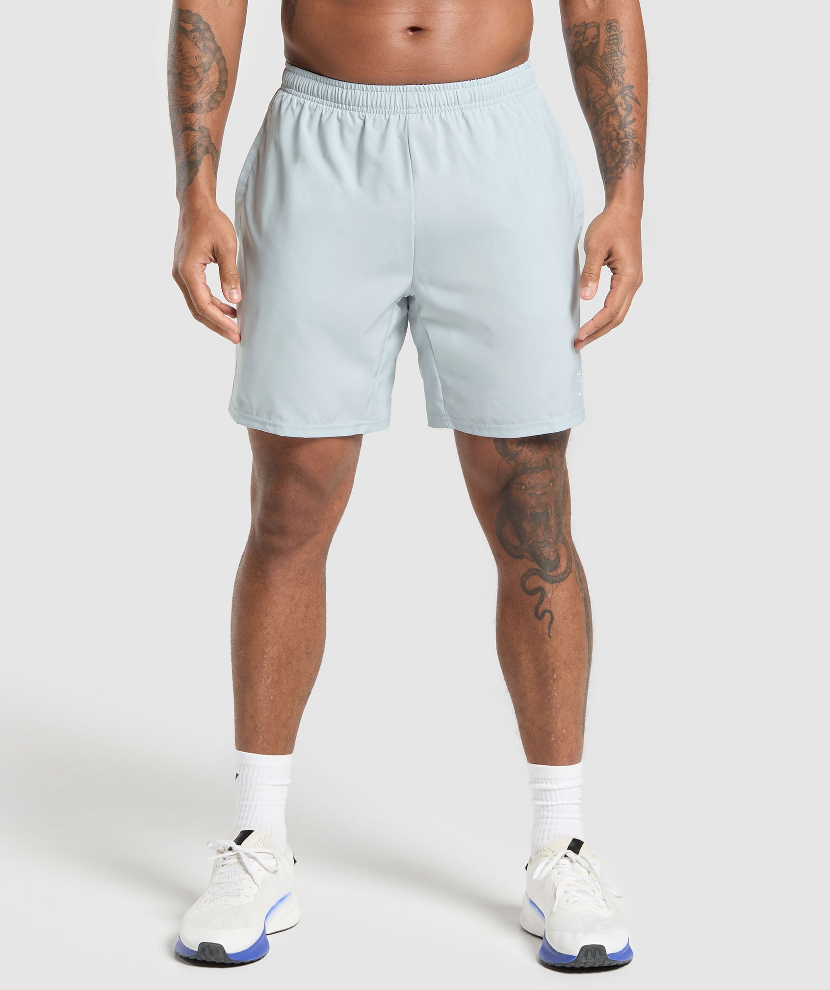 Gymshark Arrival 7" Shorts - Cool Blue