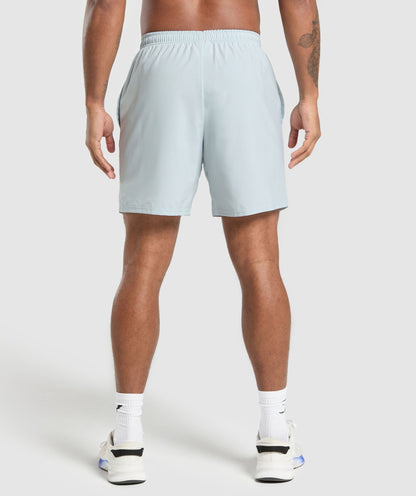 Gymshark Arrival 7" Shorts - Cool Blue