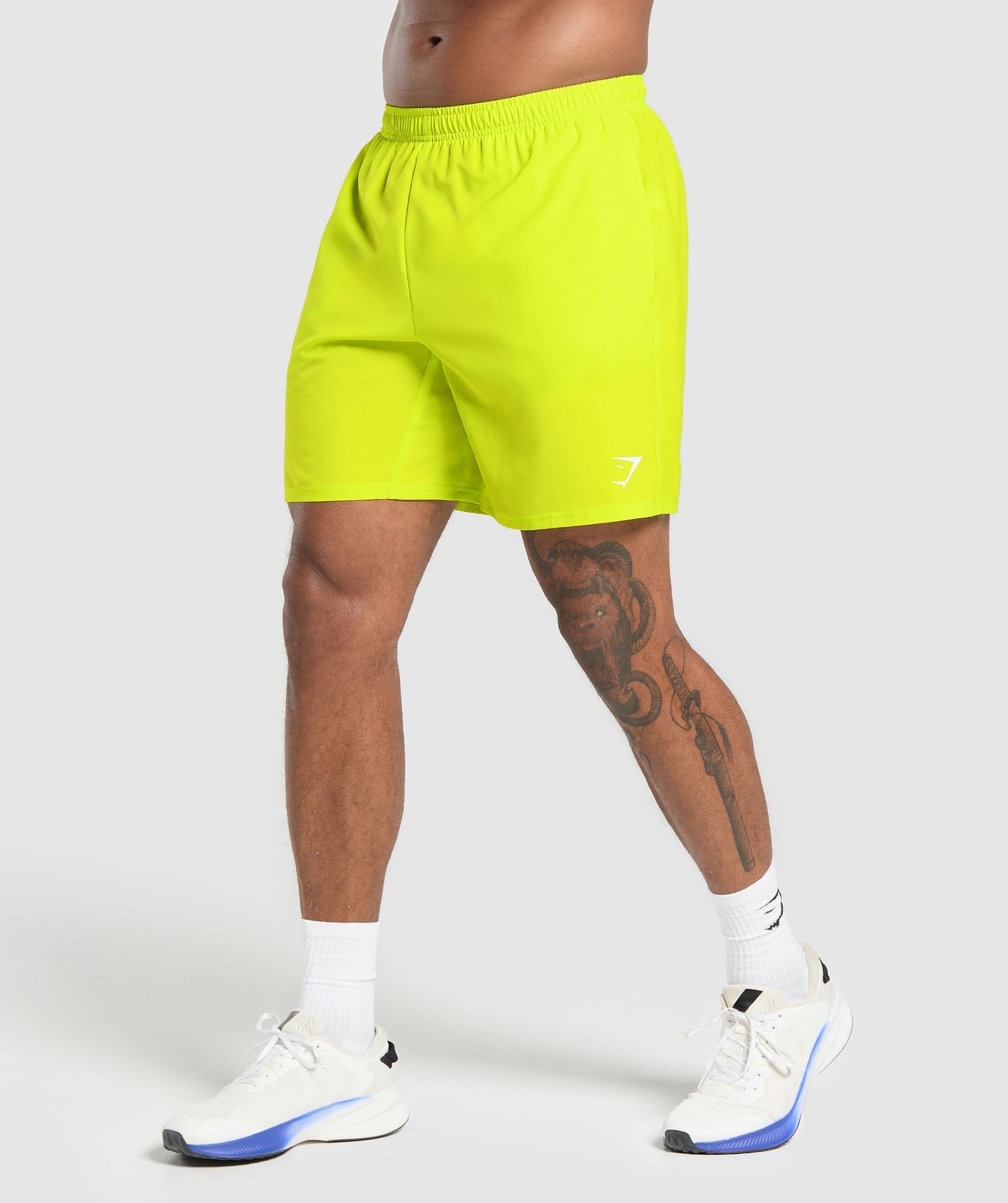 Gymshark Arrival 7" Shorts - Shock Green