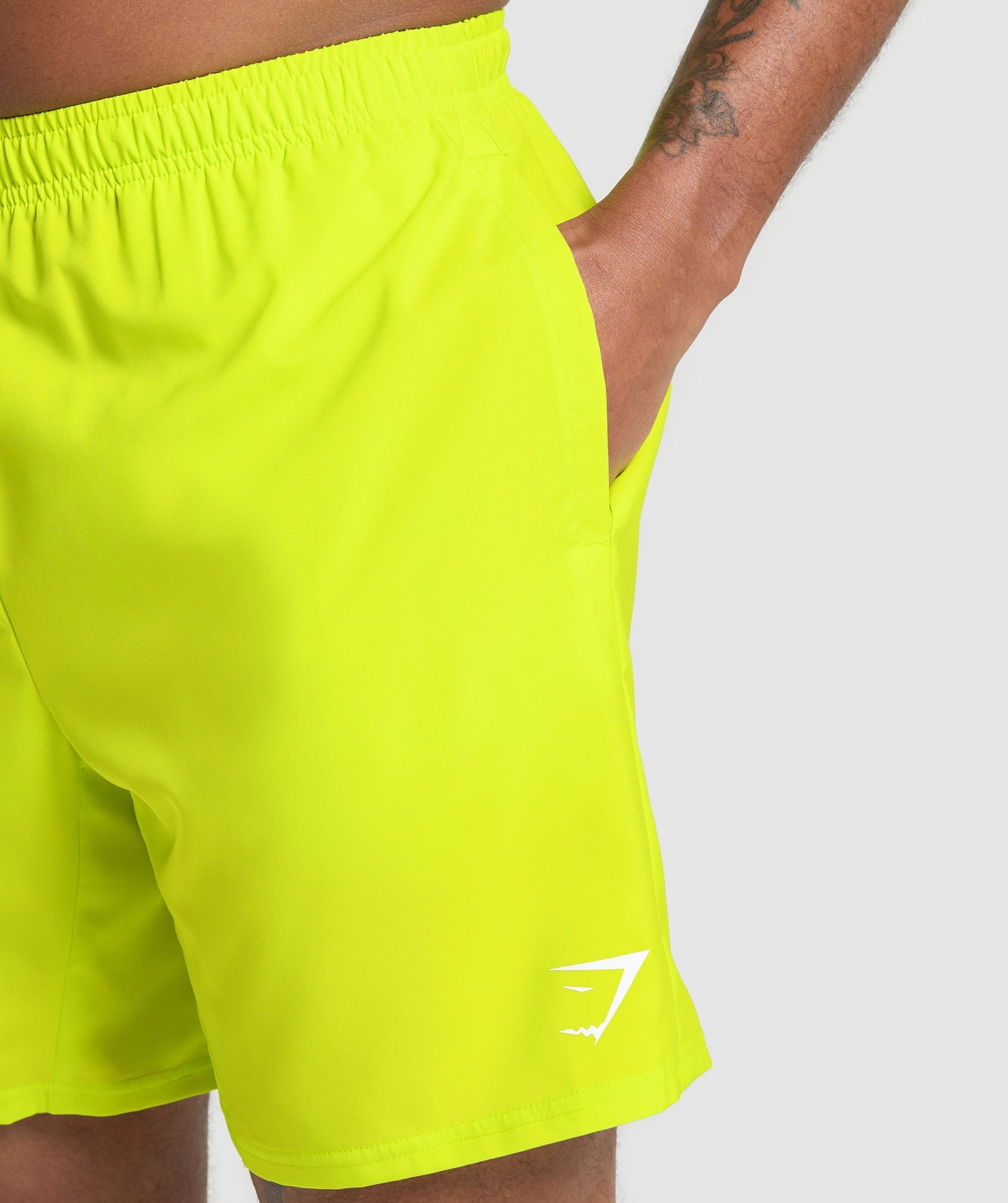 Gymshark Arrival 7" Shorts - Shock Green