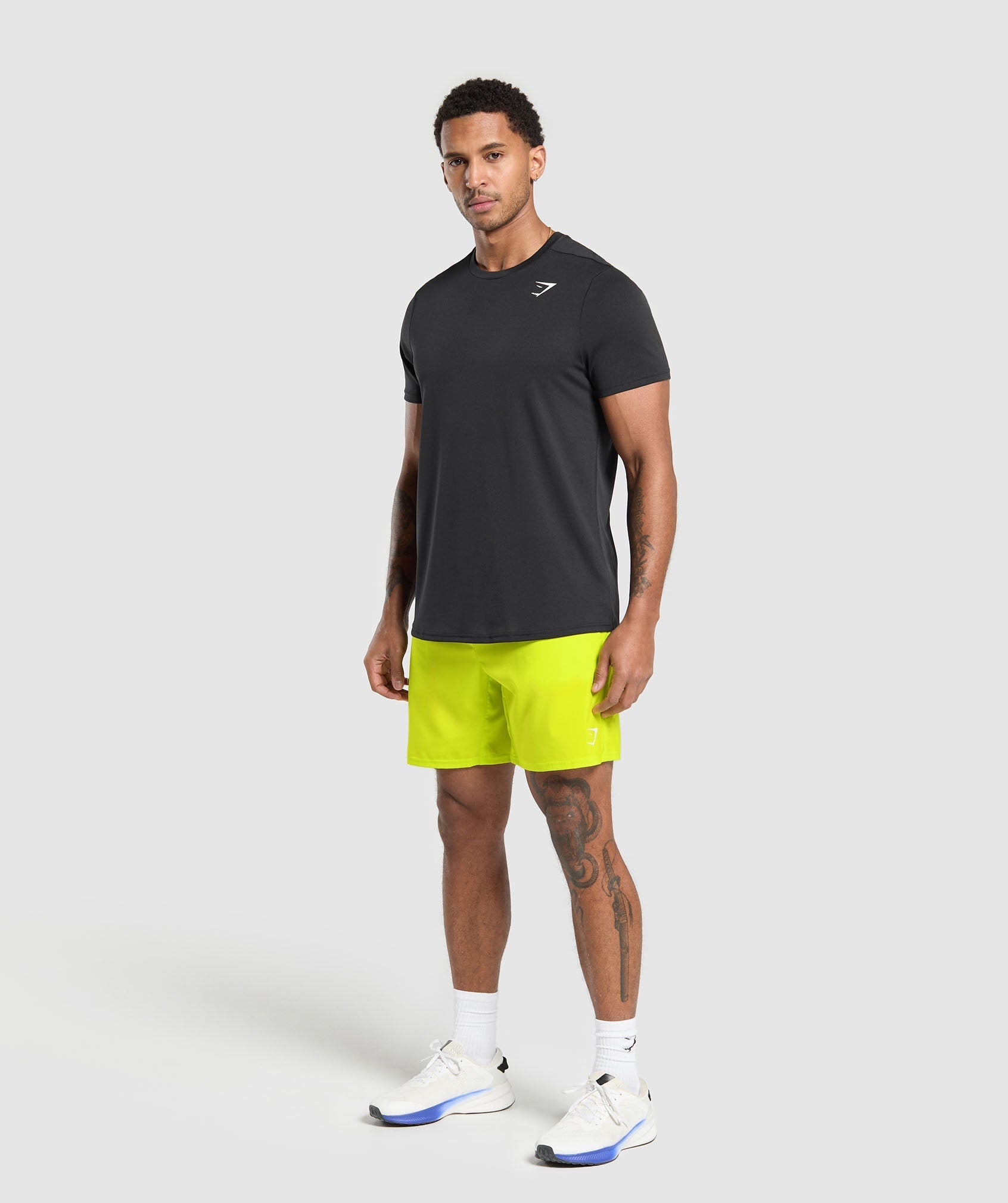 Gymshark Arrival 7" Shorts - Shock Green