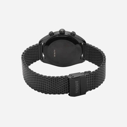Tissot PR 100 Chronograph Black Dial Two-Tone Bracelet 41mm
