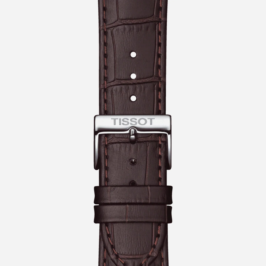 Tissot Classic Dream Quartz White Dial 42mm Leather Strap Watch