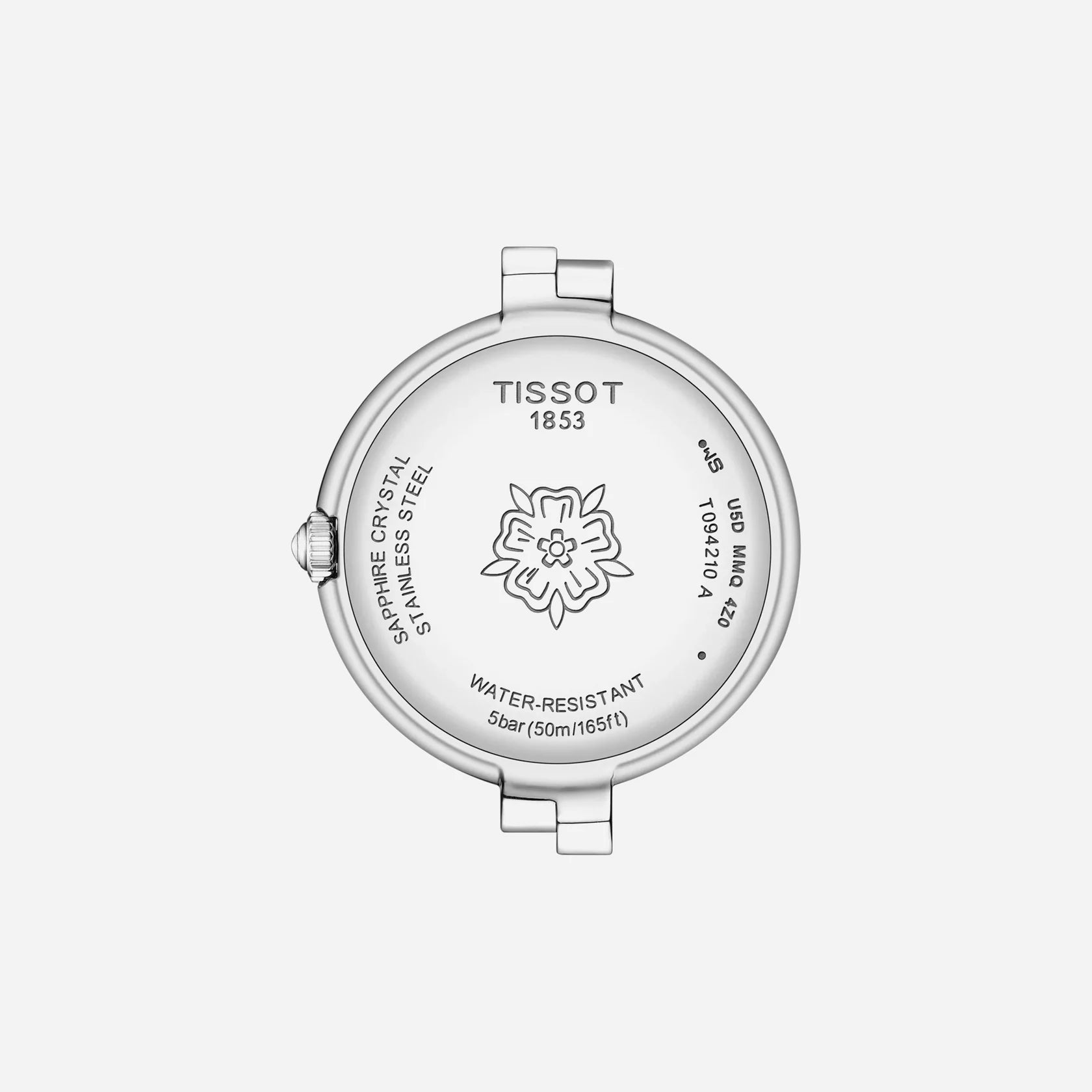Tissot Flamingo Silver Dial Stainless Steel Bracelet 30mm
