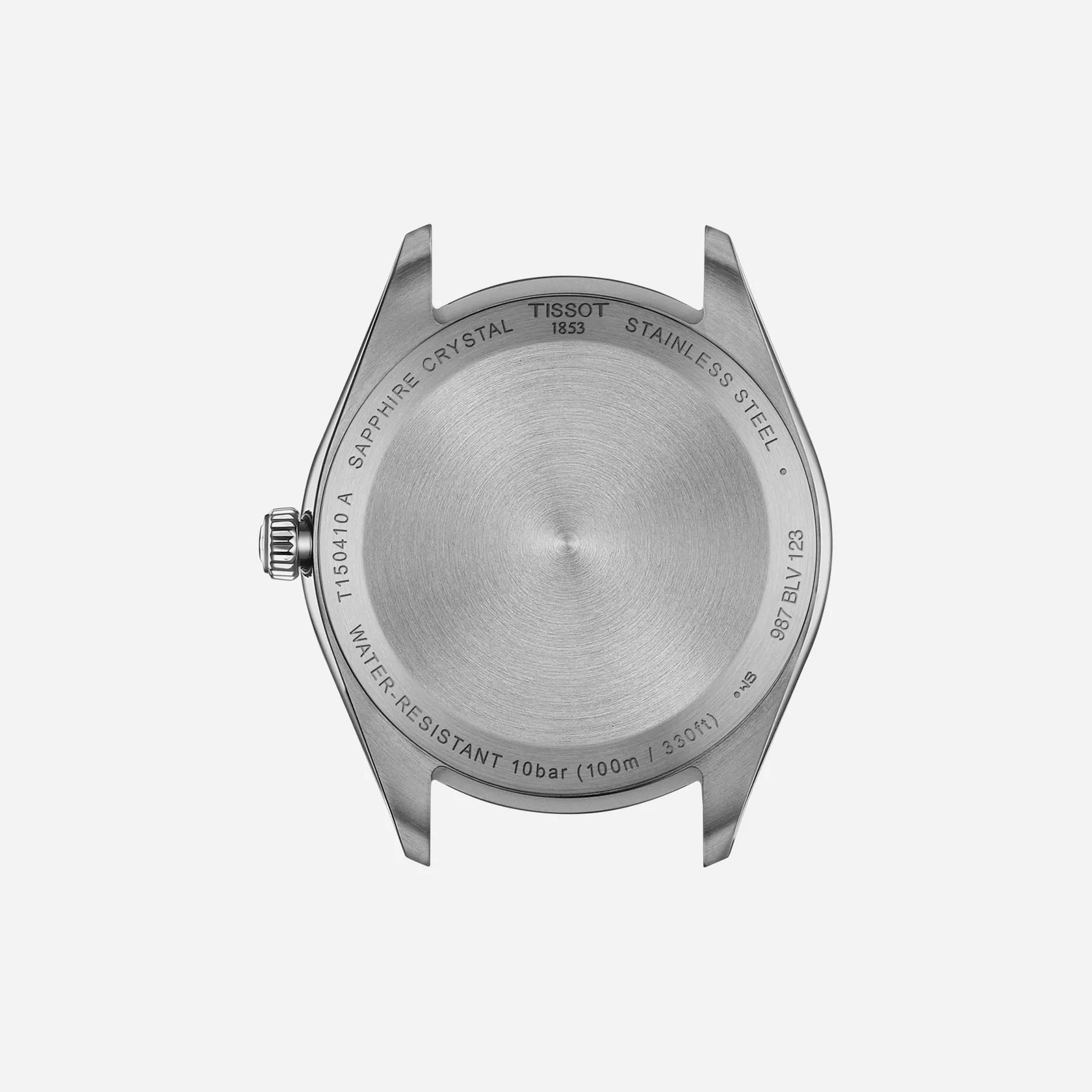 Tissot PR 100 Quartz Black Dial 40mm Grey Stainless Steel Bracelet Watch