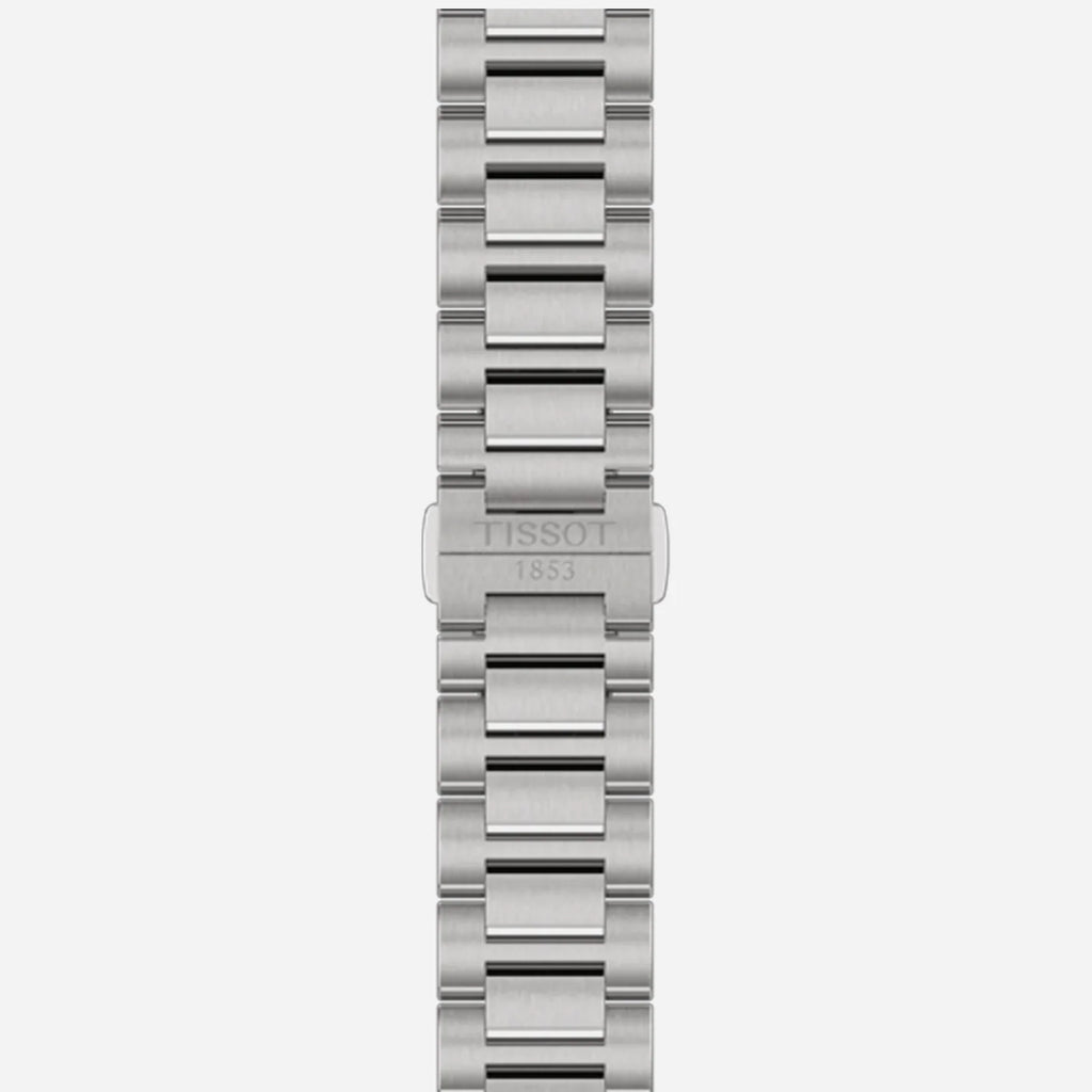 Tissot PRC 100 Solar Quartz Blue Dial Grey Stainless Steel Watch 39mm