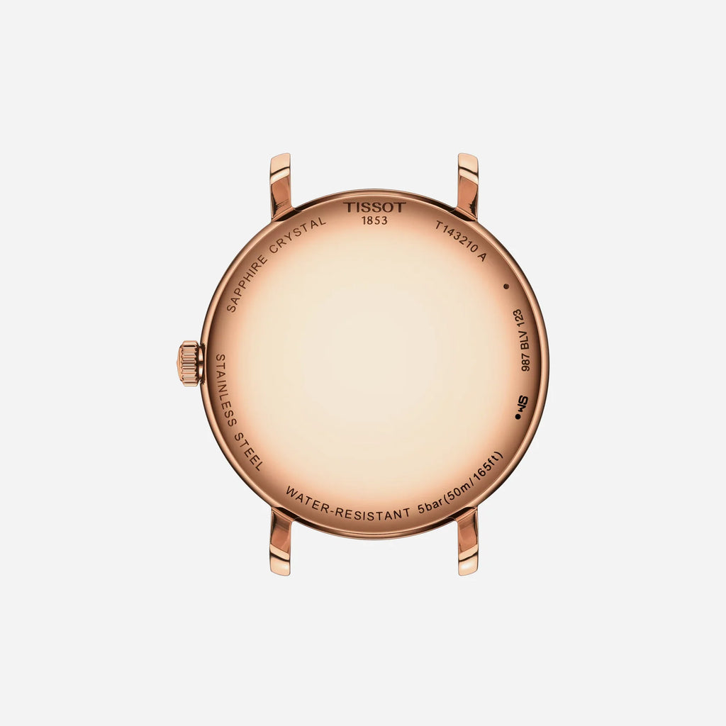 Tissot Everytime White Dial 34mm Beige Leather Strap Quartz Watch