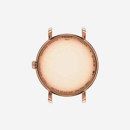 Tissot Everytime White Dial 34mm Beige Leather Strap Quartz Watch